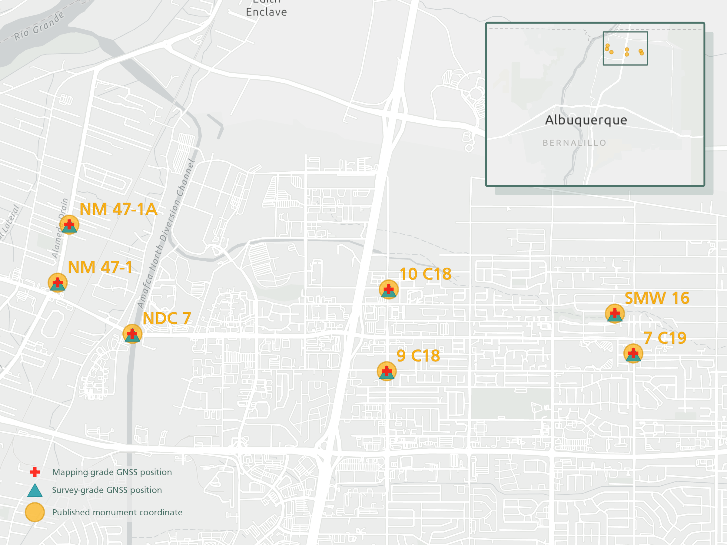 Comparing mapping-grade and survey-grade GNSS receivers